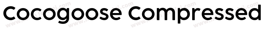 Cocogoose Compressed Semilight字体转换